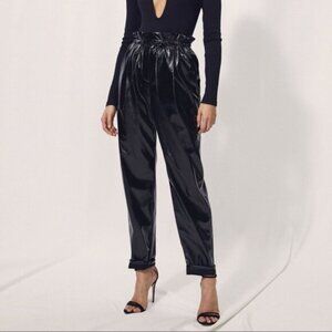 Aritzia Wilfred Jive Shiny Vegan Leather Pant Size XXS